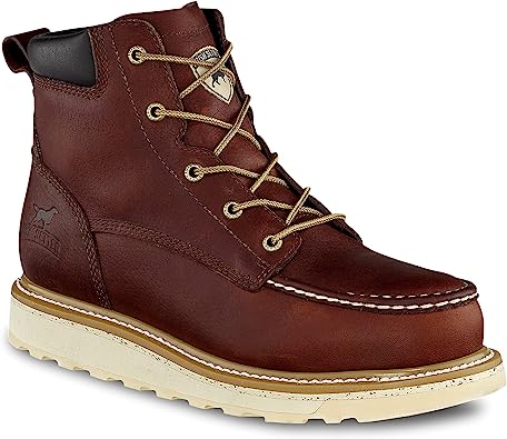 Photo 1 of Irish Setter Men's 83606 6" Aluminum Toe Work Boot (Logo Design May Vary)--SIZE 7 COLOR--BROWN