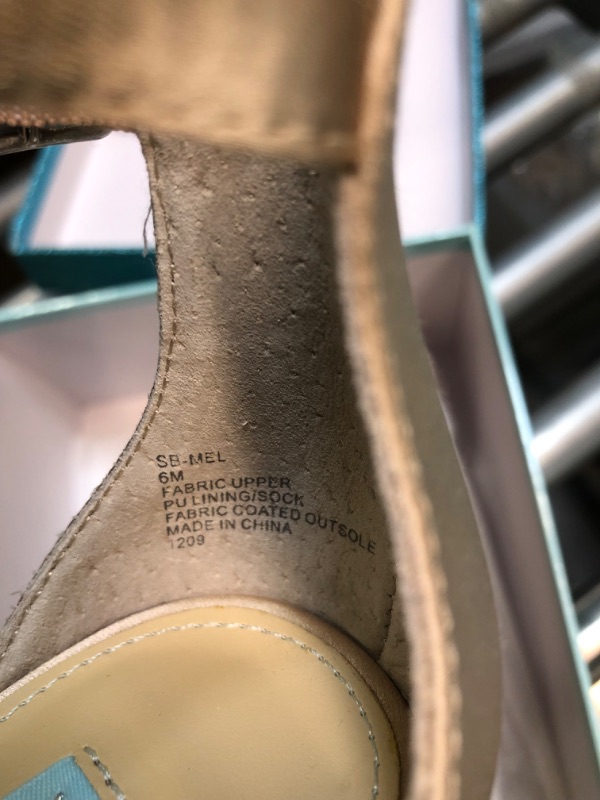 Photo 1 of Betsey Johnson Women's Sb-Mel Heeled Sandal 6 Champagne