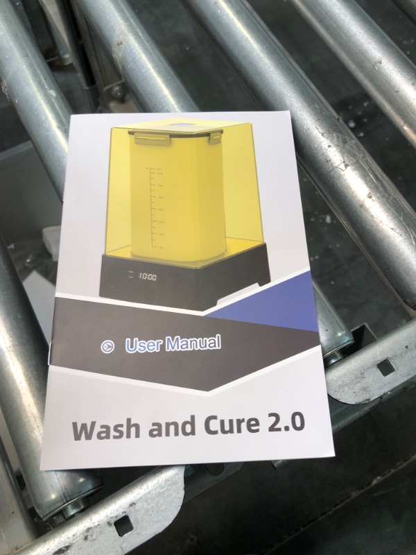 Photo 3 of ANYCUBIC Wash and Cure Machine 2.0, 2 in 1 UV Washing and Curing Station for ANYCUBIC Photon Mars LCD/DLP/SLA 3D Printer Models, with Rotary Curing Turntable and Washing Bucket S-WACH CURE 2.0