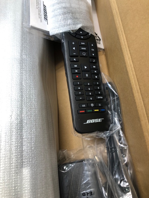 Photo 5 of Bose Solo 5 TV Soundbar Sound System with Universal Remote Control, Black Soundbar only