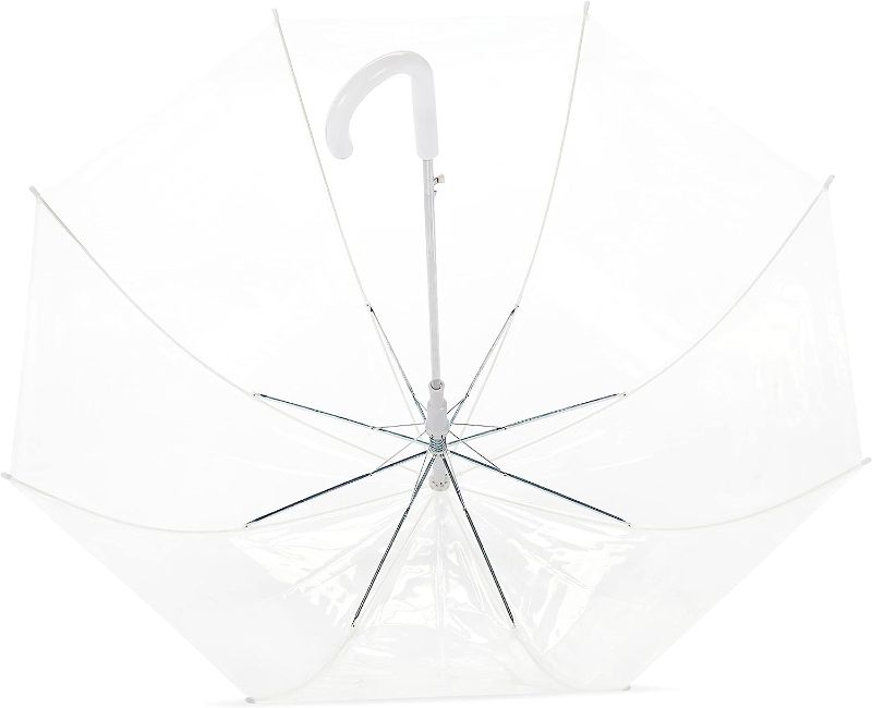 Photo 1 of Amazon Basics Clear Bubble Umbrella, Round,