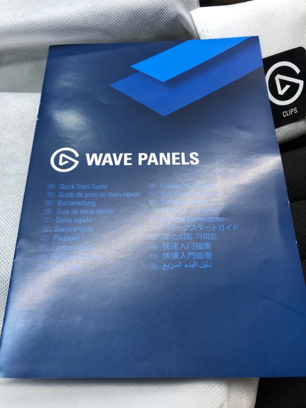 Photo 7 of Elgato Wave Panels Starter Set (Black) - 6 acoustic treatment panels, dual density foam, proprietary EasyClick frames, modular design, easy setup and removal Starter Set Black