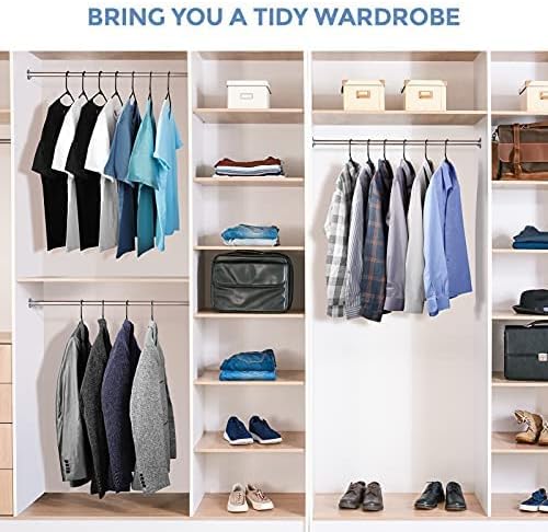 Photo 1 of HOUSE DAY Black Plastic Hangers 20Pack, Heavy Duty Clothes Hanger Plastic, Durable Plastic Shirt Hangers Coat Hangers For Closet, Adult Hangers For Everyday Standard Use Laundry Hanger Closet Hangers