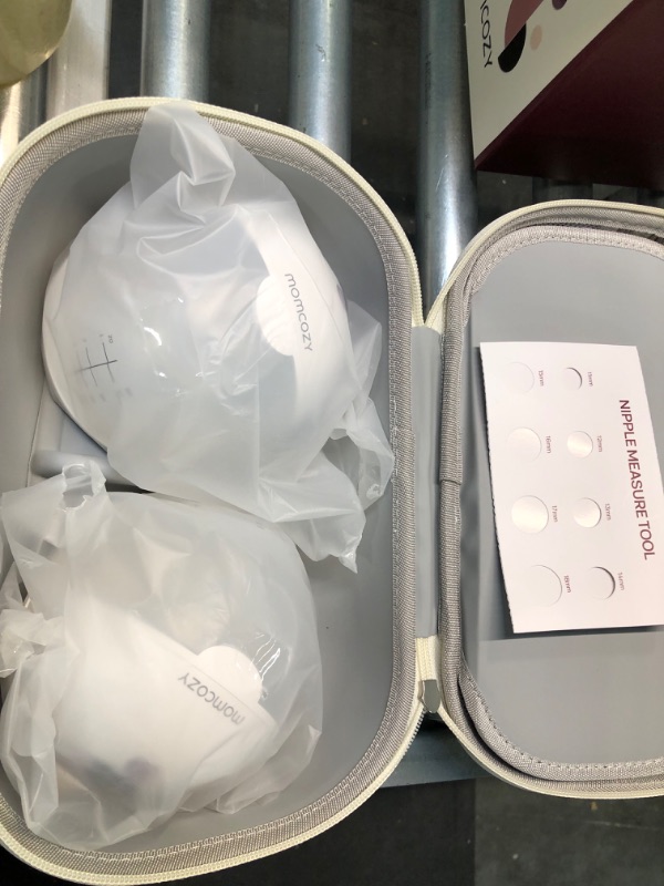 Photo 1 of Momcozy M5 Hands Free Breast Pump, Wearable Breast Pump of Baby Mouth Double-Sealed Flange with 3 Modes & 9 Levels, Electric Breast Pump Portable - 24mm (2 Count, Lilac) 2 Count Lilac
