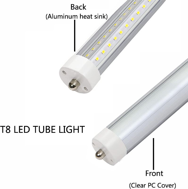 Photo 1 of GOCuces T8 LED Tube Light 4FT 36W for 45.8in F48T12 60W Fluorescent Bulbs Replacement 2PK