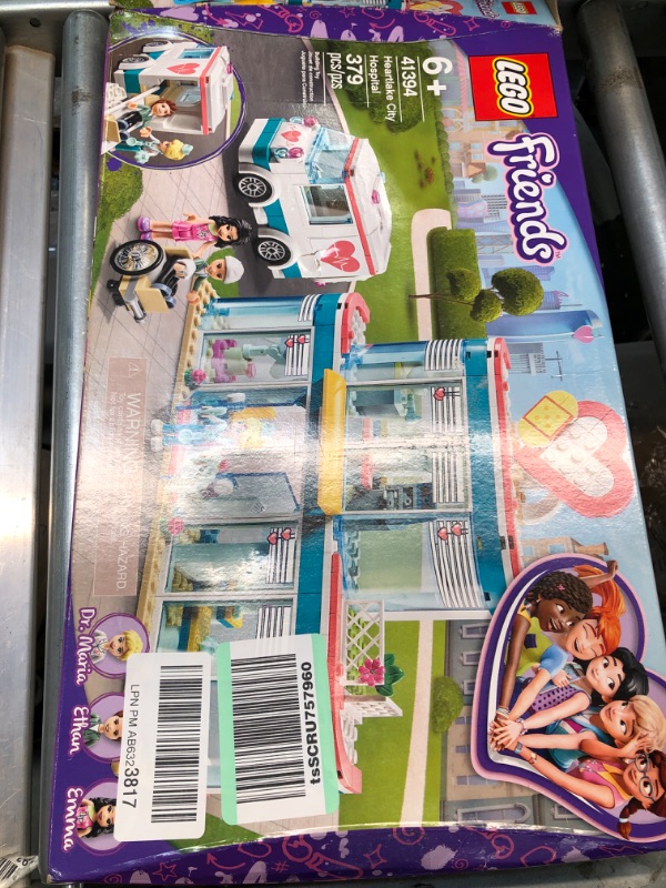 Photo 1 of LEGO 41394 Friends Heartlake City Hospital Playset with Emma and 2 Other Mini Dolls

**OPNED BOX FOR PICTURES**