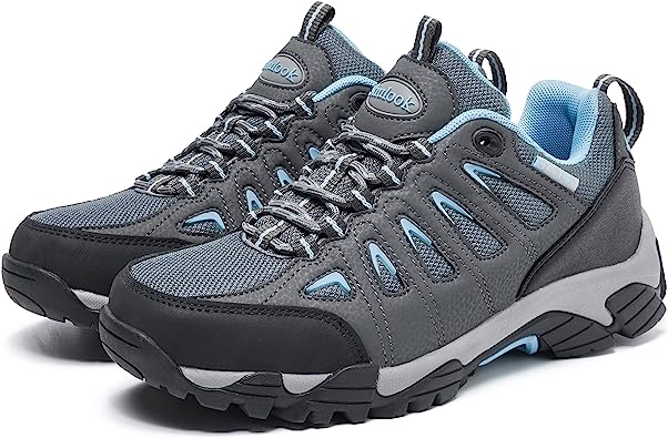 Photo 1 of SHULOOK Hiking Shoes Women | Waterproof Shoes for Women | Comfortable & Light-Weight & Non-Slip | Women's Hiking Shoes Walking Trekking Camping Tennis Sport Sneakers
SIZE--7