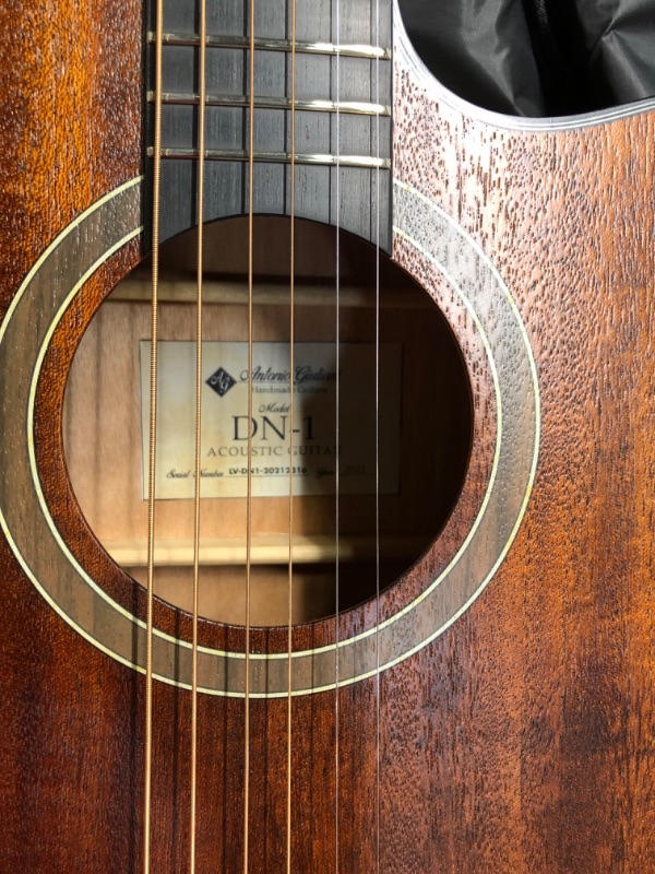 Photo 1 of Antonio Giuliani Acoustic Guitar Bundle (DN-1) - Dreadnought Guitar with Case, Strap, Strings and Accessories