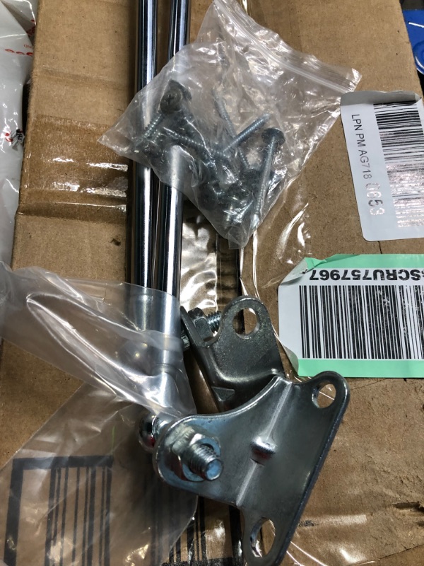 Photo 4 of 23 inch Gas Strut 67 lbs 300 N Per Prop, 23" Gas Spring Shock with L-Type Mounts Lift for Window, Floor Door, Toolbox lid, Cabinet Cover (Fit 53-73 lbs Lid) Qty 2 by PAMAGOO