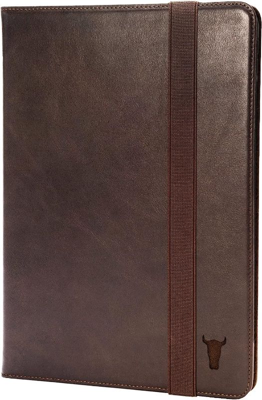 Photo 1 of TORRO Case Compatible with iPad 9th, 8th & 7th Generation (10.2”) – Genuine Leather iPad 10.2 Case with Stand and Wake/Sleep Function (Dark Brown)