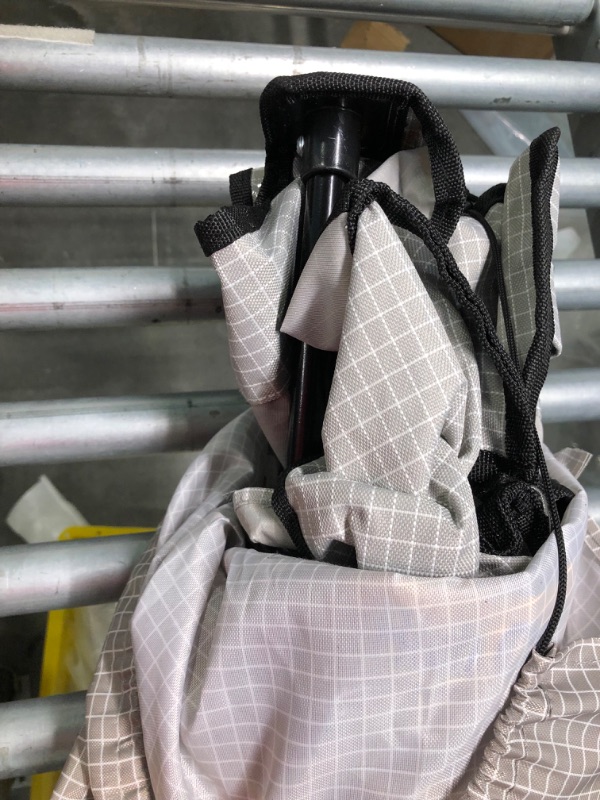 Photo 1 of ciao! baby Portable High Chair for Babies and Toddlers, Compact Folding Travel High Chair with Carry Bag for Outdoor Camping, Picnics, Beach Days, and More (Grey Check)

OPENED IN WAREHOUSE FOR PICTURES