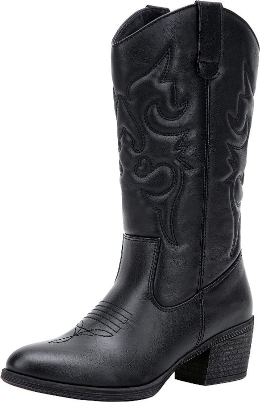 Photo 1 of Women's 9801 Cowboy Knee High Booties for Women SIZE -7 1/2