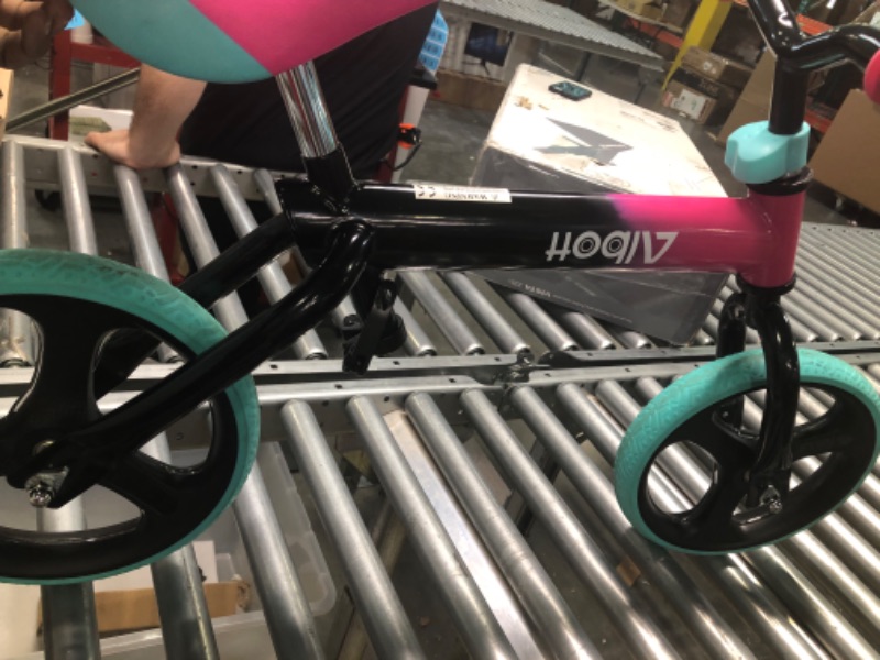 Photo 2 of Albott balance bike pink and turquoise