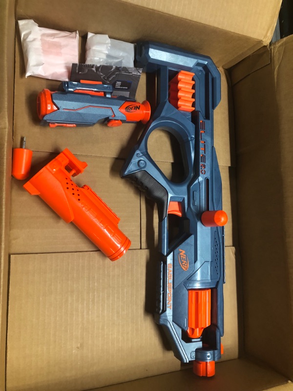 Photo 3 of NERF Elite 2.0 Eaglepoint RD 8 Blaster

**NOT IN ORIGNAL PACKAGING**