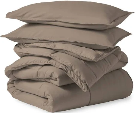 Photo 1 of 3-PIECE COMFORTER SET-TAUPE F/Q