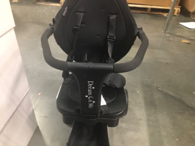 Photo 2 of Dream On Me Lightweight and Compact Coast Rider Stroller with One Hand Easy Fold, Adjustable Handles and Soft Ride Wheels, Black
