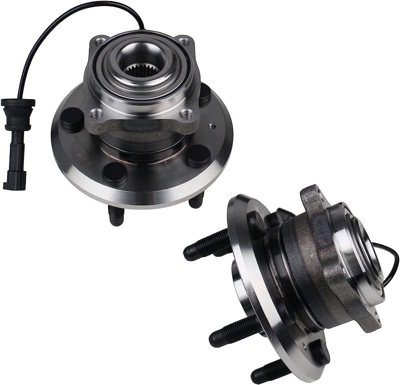 Photo 1 of KUSATEC 512440 2PCS Rear Wheel Bearing and Hub Assembly Compatible with Chevrolet Equinox, GMC Terrain, 2010 2011 2012 2013 2014 2015 2016 2017, 5 Lug w/ABS
