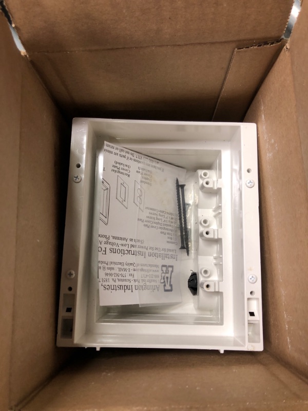 Photo 4 of Arlington Industries DVFR3W-1 Wall Plate, 3 Gang, White