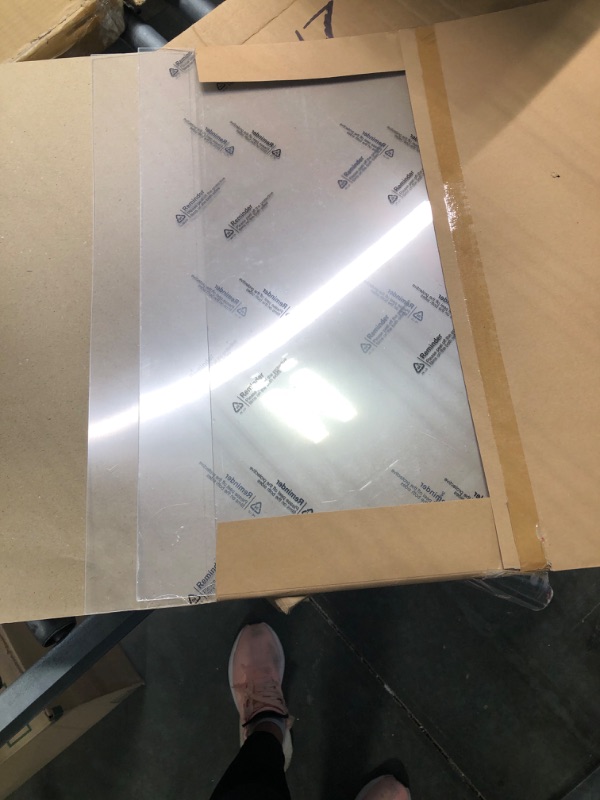 Photo 3 of 3 Pack of 16" x 20" PET Sheet/Plexiglass Panels 0.06" Thick; Use for Crafting Projects, Picture Frames, Cricut Cutting and More; Protective Film to Ensure Scratch and Damage Free Sheets