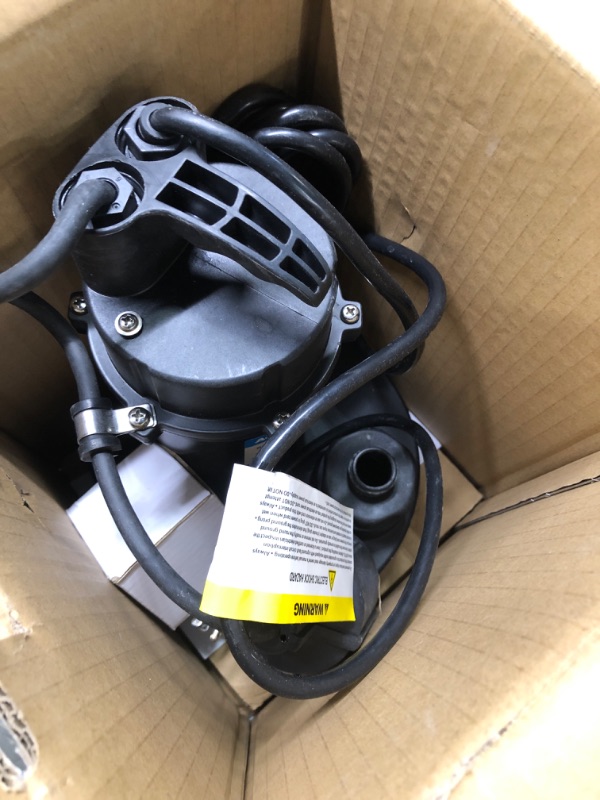 Photo 1 of Acquaer 1/3HP Sump Pump, 3040GPH Submersible Clean/Dirty Water Pump with Automatic Float Switch and 10ft Power Cord Sub Pump for Basement, Pool, Pond, Drain, Flooded Cellar, Aquarium and Irrigation 1/3HP 3040GPH