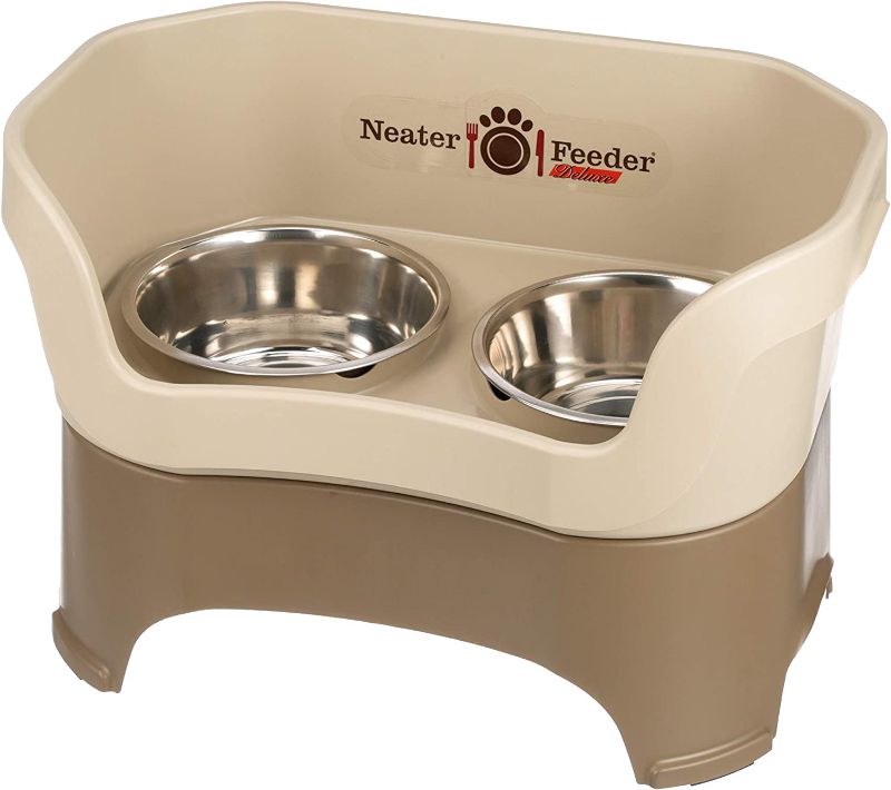 Photo 1 of Neater Pet Brands Feeder Deluxe for Large Dogs, Cappuccino