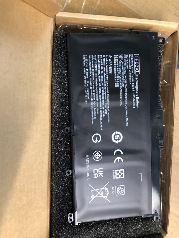 Photo 4 of HTO3XL Laptop Replacement L11119-855 HT03XL Battery for HP Pavilion 14 15 17 15-CS 15-DA 15-DB Series 15-DA0012DX 14-CE0068ST 15-CS3073CL 15-CS3153CL 15-CS2064ST 15-DA0014DX Fits HT03041XL HSTNN-LB8M