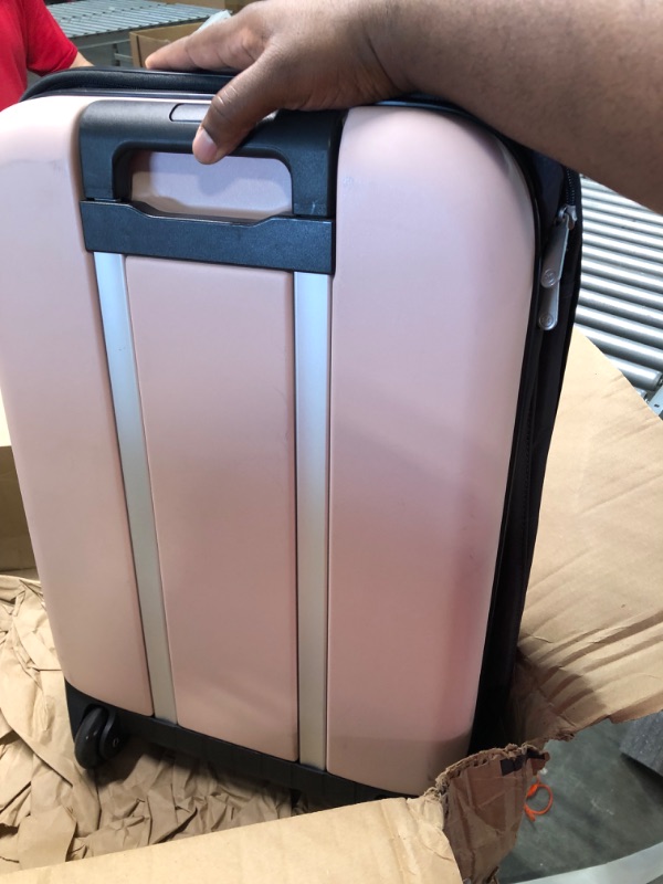 Photo 4 of Rollink Flex Vega Cabin Fully Collapsible Suitcase - Hardshell, Silent, Coated Wheels for Smooth Gliding, Scratch, Water & Impact Resistant, Carry-On 21-Inch (10.5 Gal packing volume), Rose Smoke