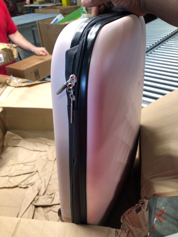 Photo 1 of Rollink Flex Vega Cabin Fully Collapsible Suitcase - Hardshell, Silent, Coated Wheels for Smooth Gliding, Scratch, Water & Impact Resistant, Carry-On 21-Inch (10.5 Gal packing volume), Rose Smoke