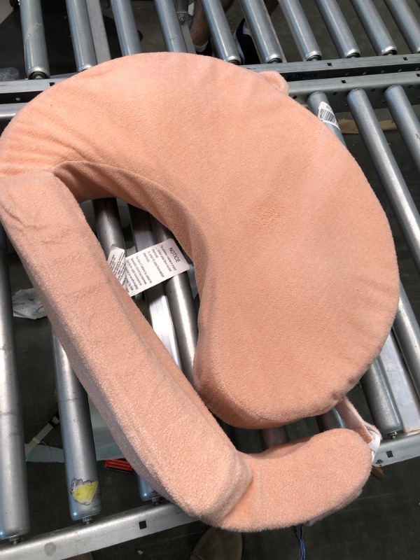 Photo 1 of My Brest Friend Deluxe Nursing Pillow for Breastfeeding & Bottle Feeding, Enhanced Posture Support, Double Straps & Removable Extra Soft Slipcover, Soft Rose Deluxe Soft Rose