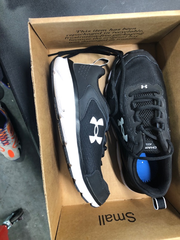 Photo 2 of Under Armour Women's Charged Assert 9 Running Shoe 8 Wide Black/White