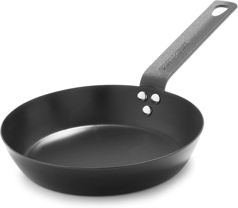 Photo 1 of 
Merten & Storck Pre-Seasoned Carbon Steel Induction 12" Frying Pan Skillet, Oven Safe, Black
Amazon's
