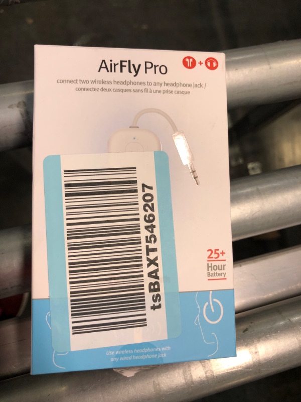 Photo 2 of Twelve South AirFly Pro Wireless Transmitter/Receiver With Audio Sharing For Up To 2 AirPods/Wireless Headphones To Any Audio Jack For Use On Airplanes, Boats Or In Gym, Home And Auto