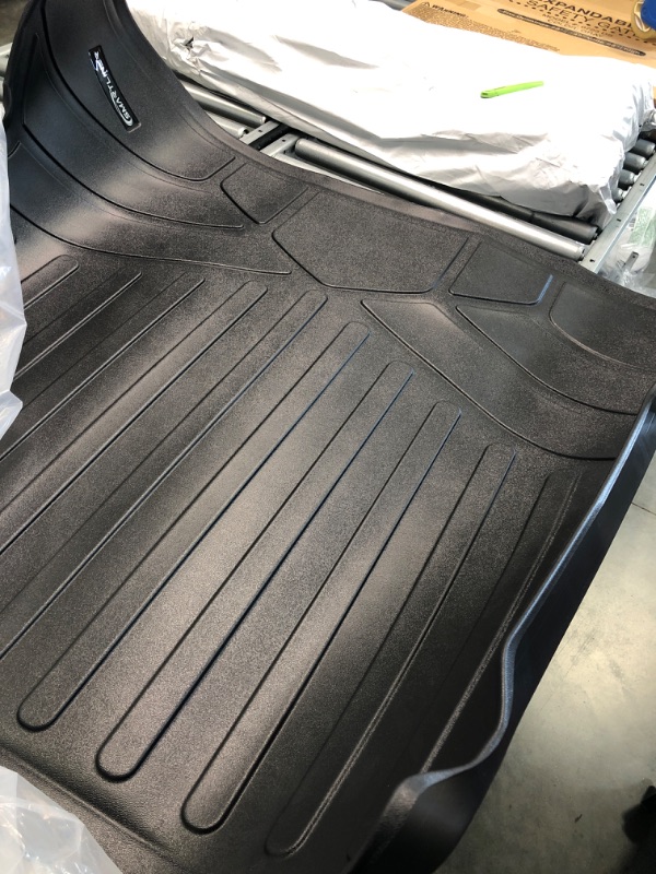 Photo 3 of SMARTLINER All Weather Custom Fit Black Cargo Liner Behind The 2nd Row Seats Compatible with 2023 Kia Sportage (Does NOT fit with Subwoofer in Cargo Area)