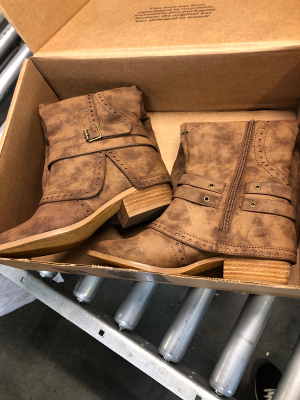 Photo 2 of western tan boots size 