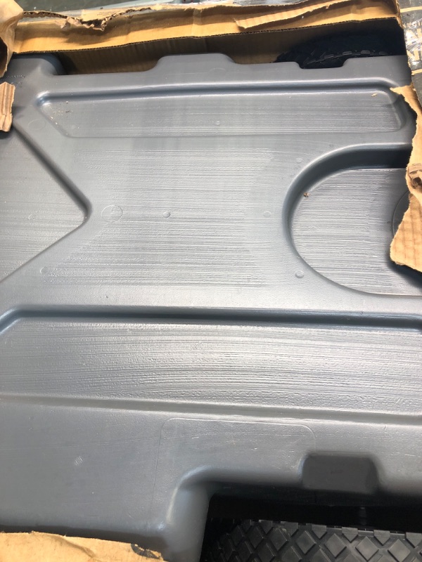 Photo 1 of Camco Rhino Portable RV Waste Holding Tank with Hose and Accessories, 28 Gallons (39004) , Gray