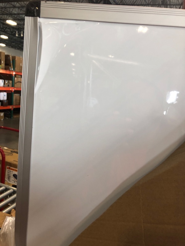 Photo 2 of VIZ-PRO Magnetic Whiteboard/Dry Erase Board, 48 X 36 Inches, Silver Aluminium Frame