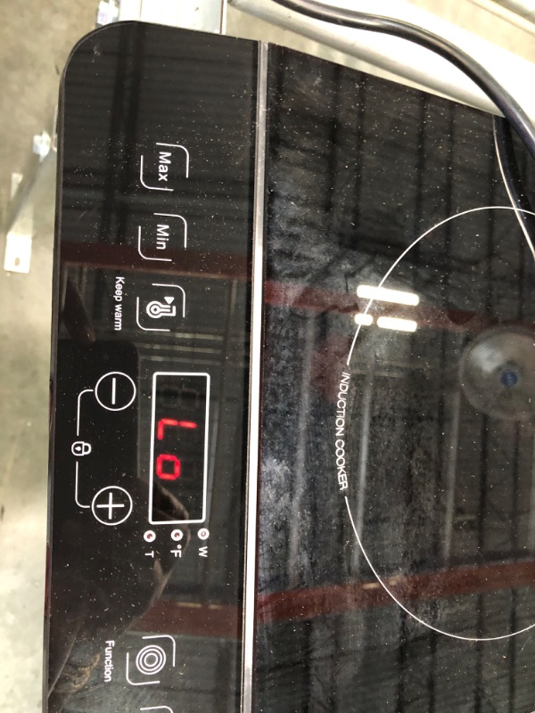 Photo 6 of Aobosi Double Induction Cooktop Burner with 240 Mins Timer, 1800w 2 Induction Burner with 10 Temperature 9 Power Settings, Portable Dual Induction Cooker Cooktop with Touch Sensor Control & Child Safety Lock 58cm