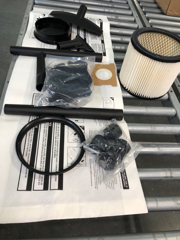 Photo 1 of 
Shop-Vac 12 Gallon 5.5 Peak HP Wet/Dry Vacuum, SVX2 Motor Technology, 3 in 1 Function Portable Shop Vacuum with Cart, Attachments, Drain Port. 5973036