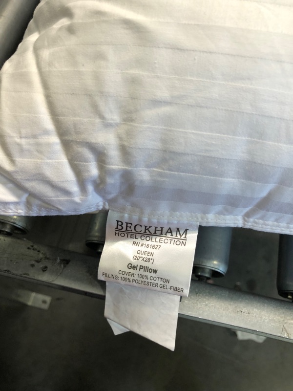 Photo 3 of 
Beckham Hotel Collection Bed Pillows Standard / Queen - Down Alternative Bedding Gel Cooling Pillow for Back, Stomach or Side Sleeper