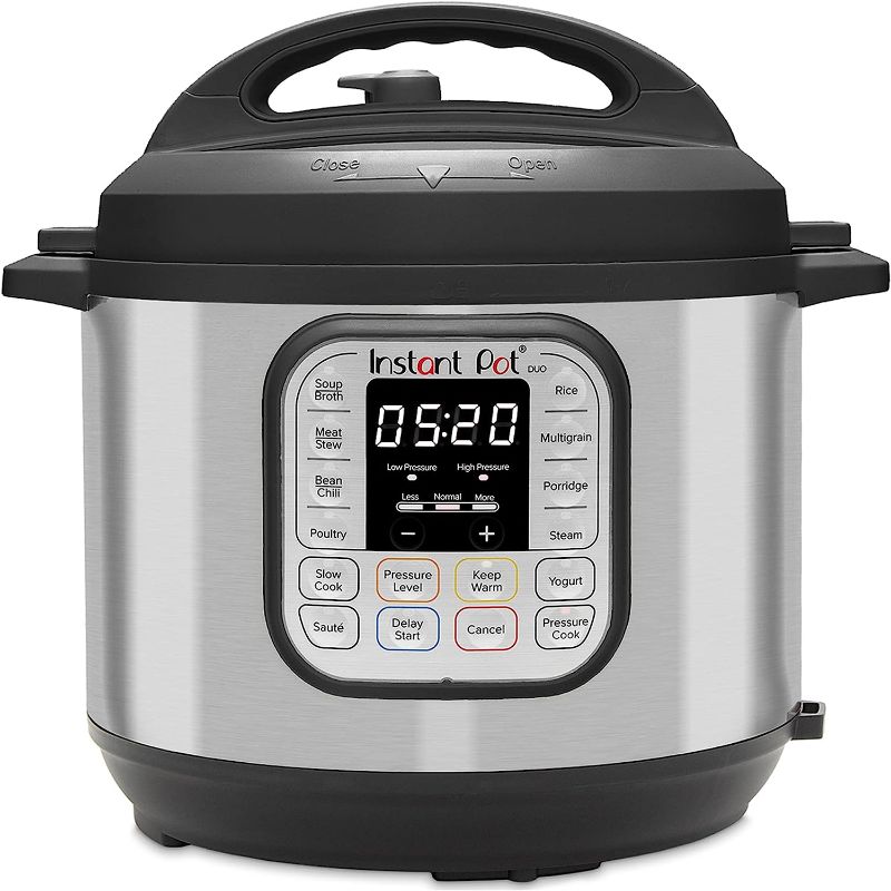 Photo 1 of 
Instant Pot Duo 7-in-1 Electric Pressure Cooker, Slow Cooker, Rice Cooker, Steamer, Sauté, Yogurt Maker, Warmer & Sterilizer, Includes Free App with over 1900 Recipes, Stainless Steel, 6 Quart