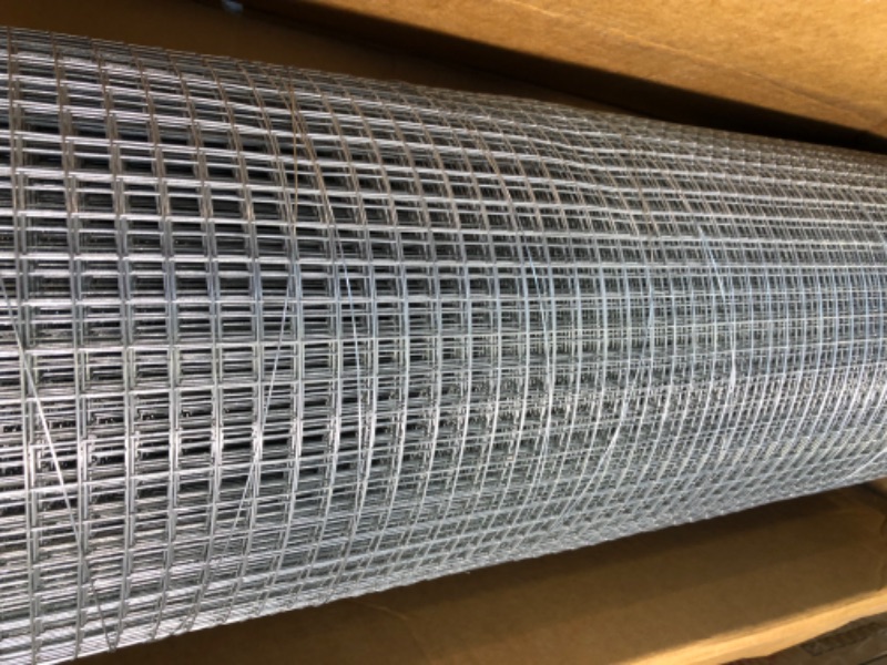 Photo 5 of CACAGDR Hardware Cloth 36in×100ft 1/2 Inch 19 Gauge Galvanized After Welding Wire Cloth Fencing, Rabbit/Snake Wire mesh Fence,Chicken Wire Mesh Roll
