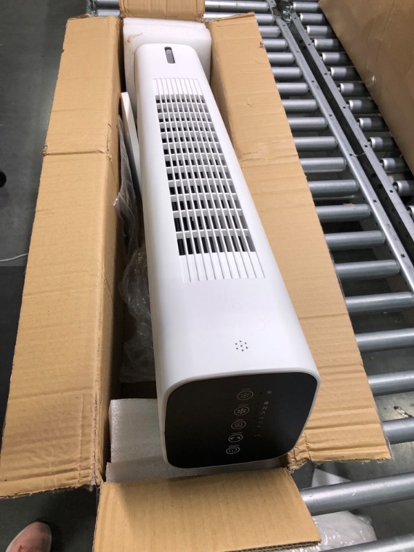 Photo 1 of BALKO Evaporative Air Cooler, 35-INCH Windowless Air Conditioner Portable for Room w/Removable Water Tank, Remote & 7H Timer, 60° Oscillation Swamp Cooler, Tower Cooling Fan for Bedroom Home Office