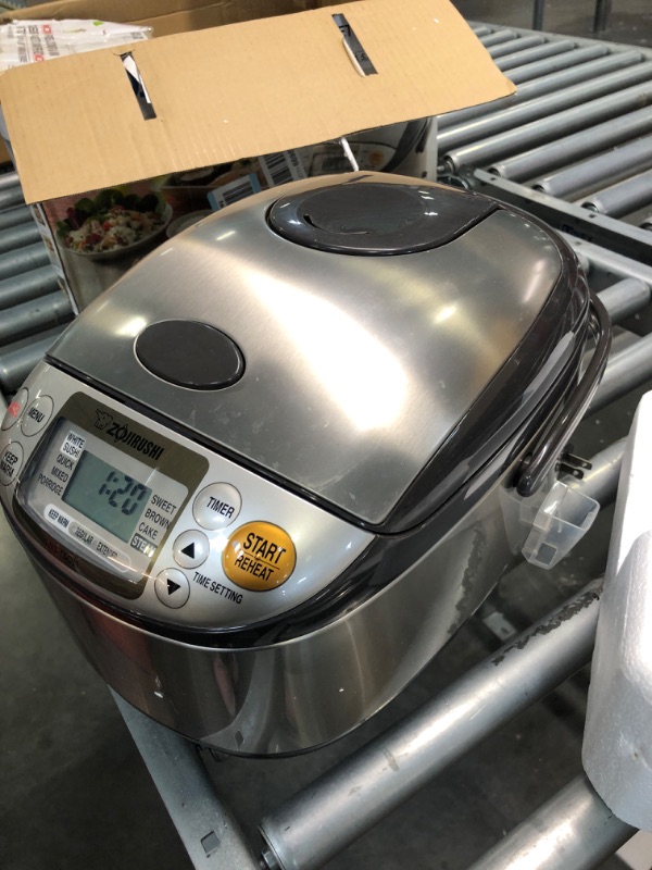 Photo 4 of Zojirushi NS-TSC10 5-1/2-Cup (Uncooked) Micom Rice Cooker and Warmer, 1.0-Liter 5.5 cups Rice Cooker