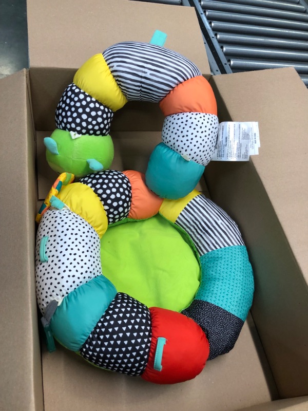 Photo 1 of Infantino Prop-A-Pillar Tummy Time & Seated Support - Pillow Support for Newborn and Older Babies, with Detachable Support Pillow and Toys, 3 Piece Set (Pack of 1)