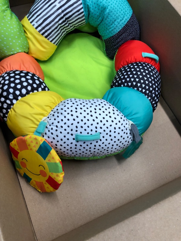 Photo 1 of Infantino Prop-A-Pillar Tummy Time & Seated Support - Pillow Support for Newborn and Older Babies, with Detachable Support Pillow and Toys, 3 Piece Set (Pack of 1)