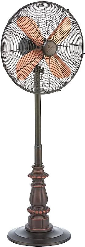 Photo 1 of DecoBREEZE Pedestal Standing Fan, 3 Speed Oscillating Fan with Adjustable Height, Kipling, Antique Fan, 16 inches