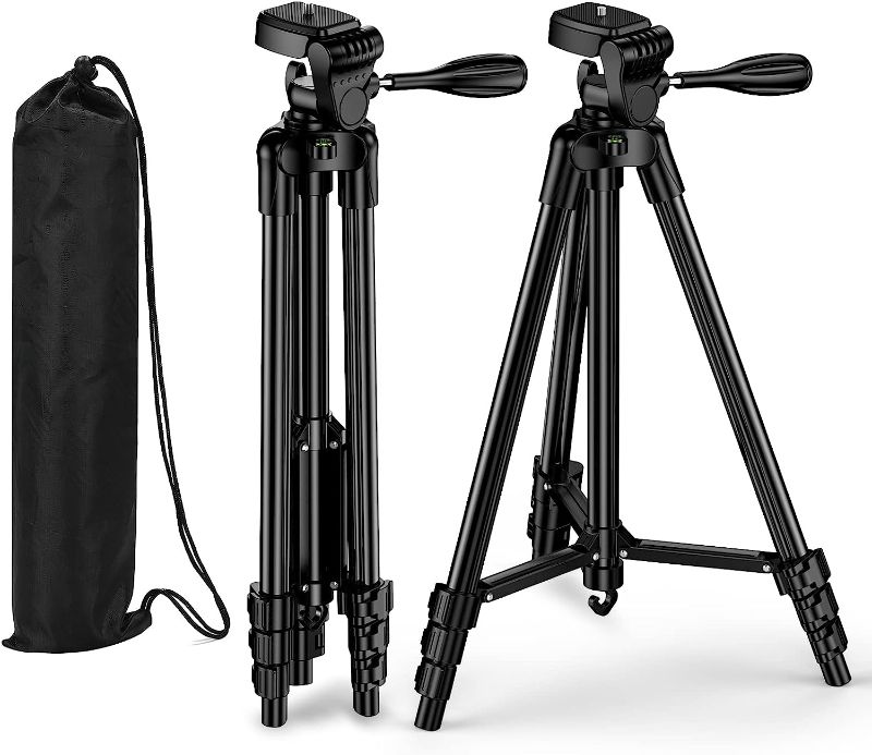 Photo 1 of Elikliv Laser Level Tripod with Carry Bag, Elikliv Lightweight Adjustable Aluminum Alloy Tripod Stand for Rotary and Line Lasers (Support 1/4 Mounting Thread