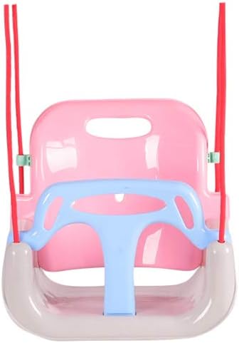 Photo 1 of 3 in 1 Kids Swing, Swing Seat for Baby/Toddler/Kids, with Adjustable Ropes, Snug & Secure Swing Seat Great for Tree/Swing Set, Indoor, Outdoor, Playground, Background (Pink)