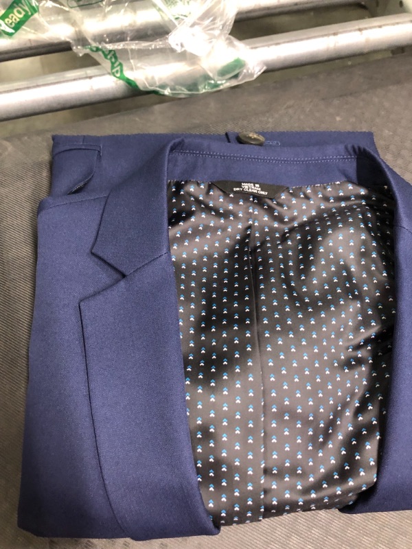Photo 1 of Boys' Bi-Stretch Blazer Suit Jacket, 2-Button Single Breasted Closure, Buttoned Cuffs & Front Flap Pockets
