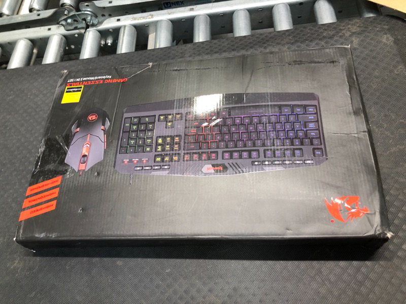 Photo 2 of Redragon S101 Gaming Keyboard, M601 Mouse, RGB Backlit Gaming Keyboard, Programmable Backlit Gaming Mouse, Value Combo Set [New Version] Black